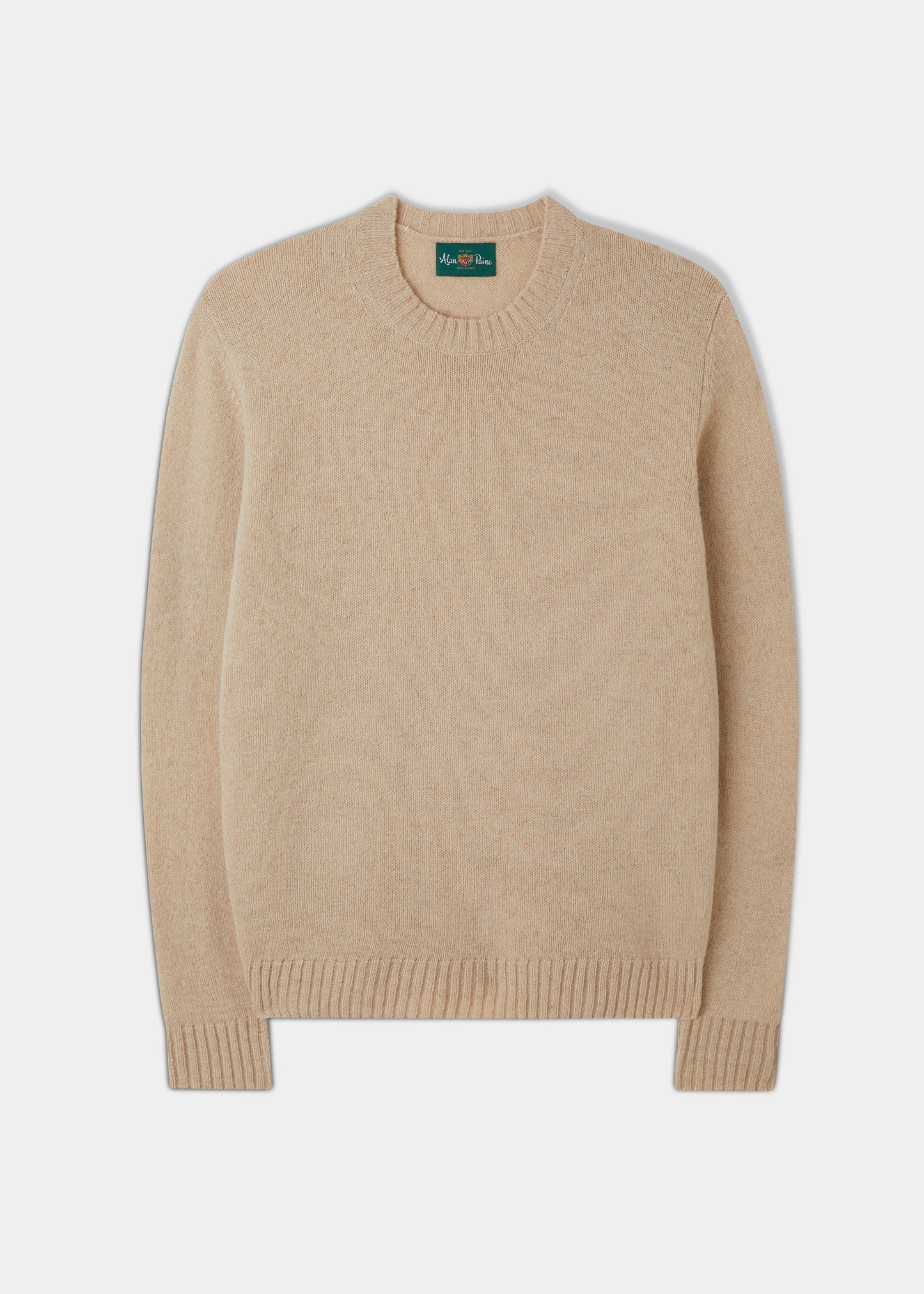 Kinnadie Supersoft Shetland Almond Jumper