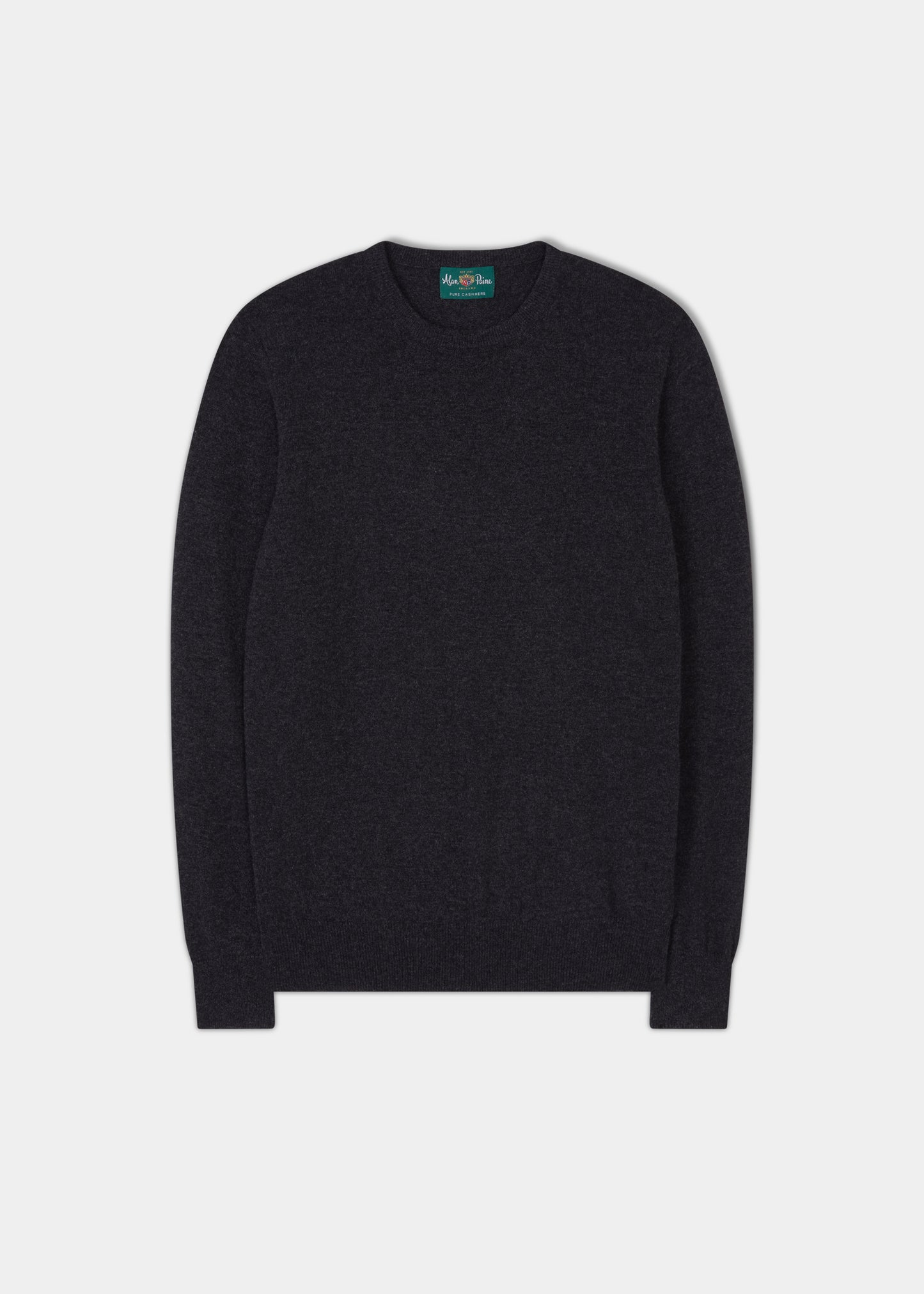 Maglione Melfort in cashmere color antracite - Vestibilità regolare