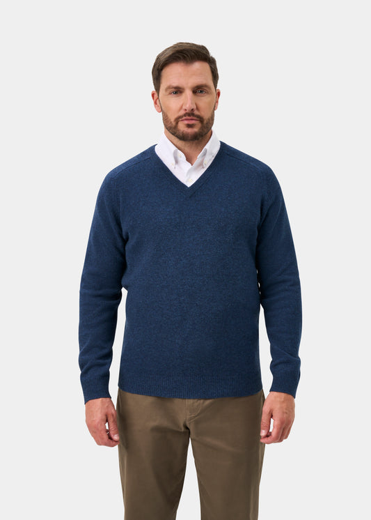 Kilsyth Men's Lambswool Jumper in Rhapsody - Regular Fit