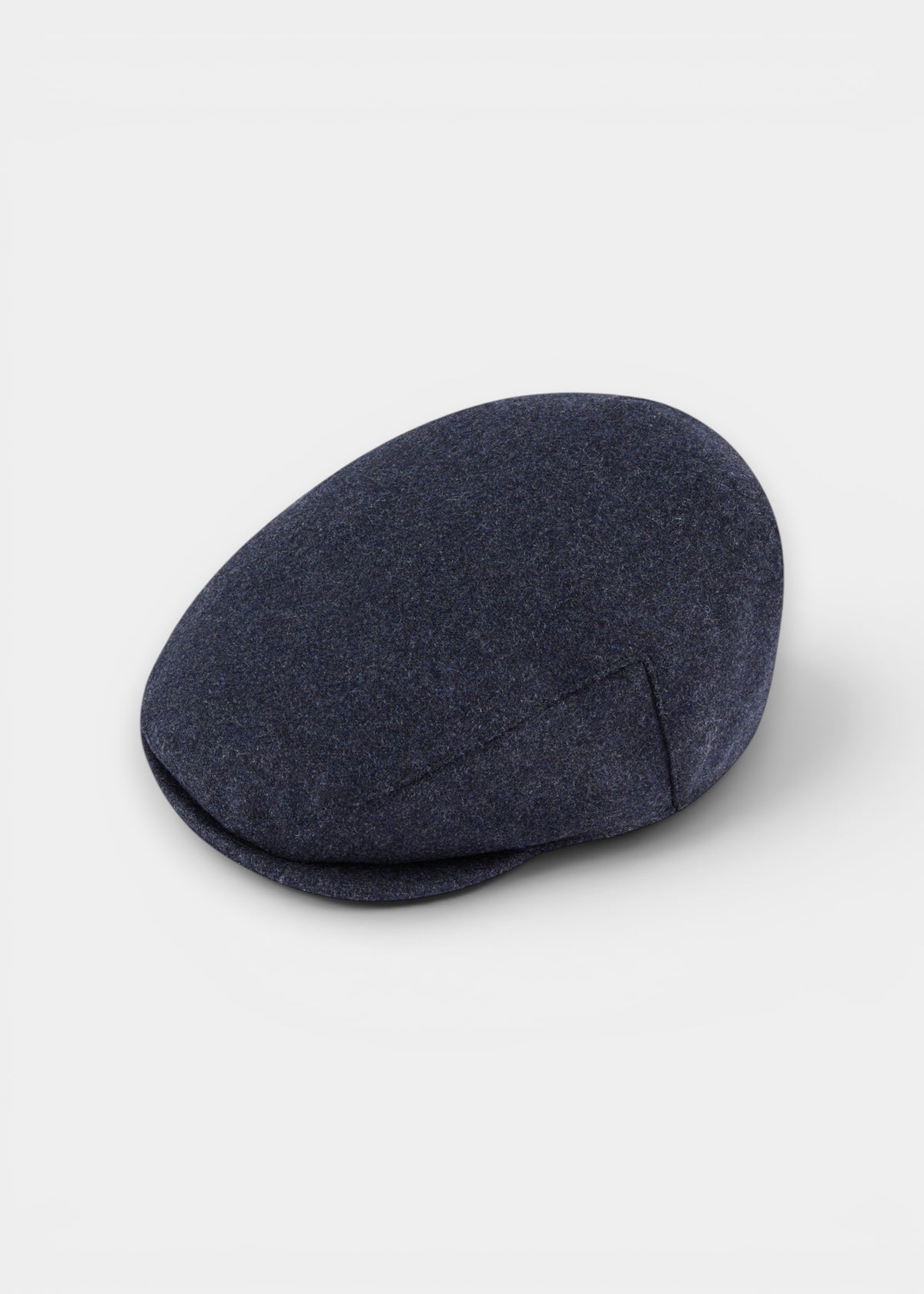 Surrey Men’s Tweed Waterproof Flat Cap in Blue - Regular Fit, a blue tweed flat cap.