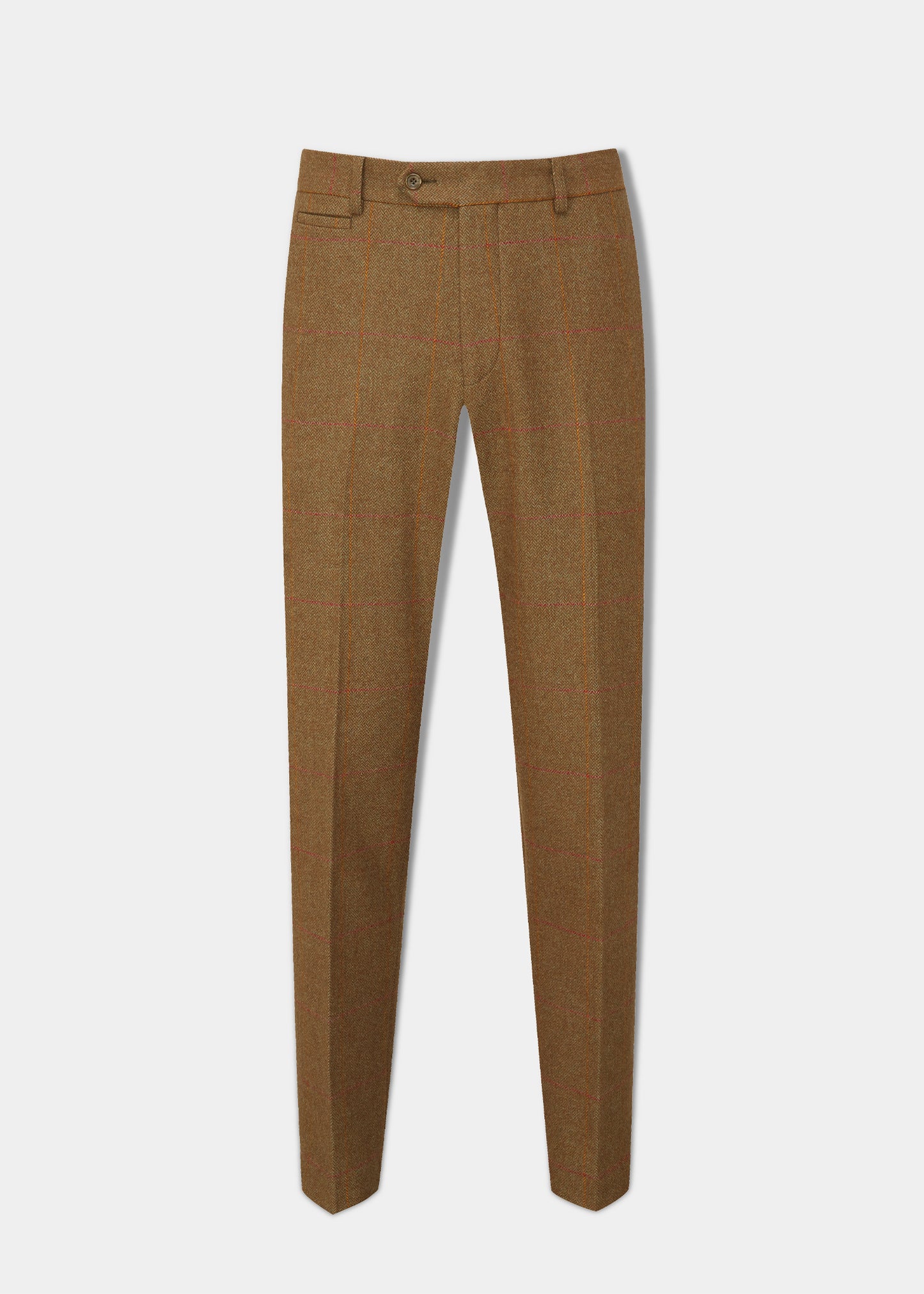 Pantaloni in tweed da uomo Combrook in biancospino - Vestibilità regolare