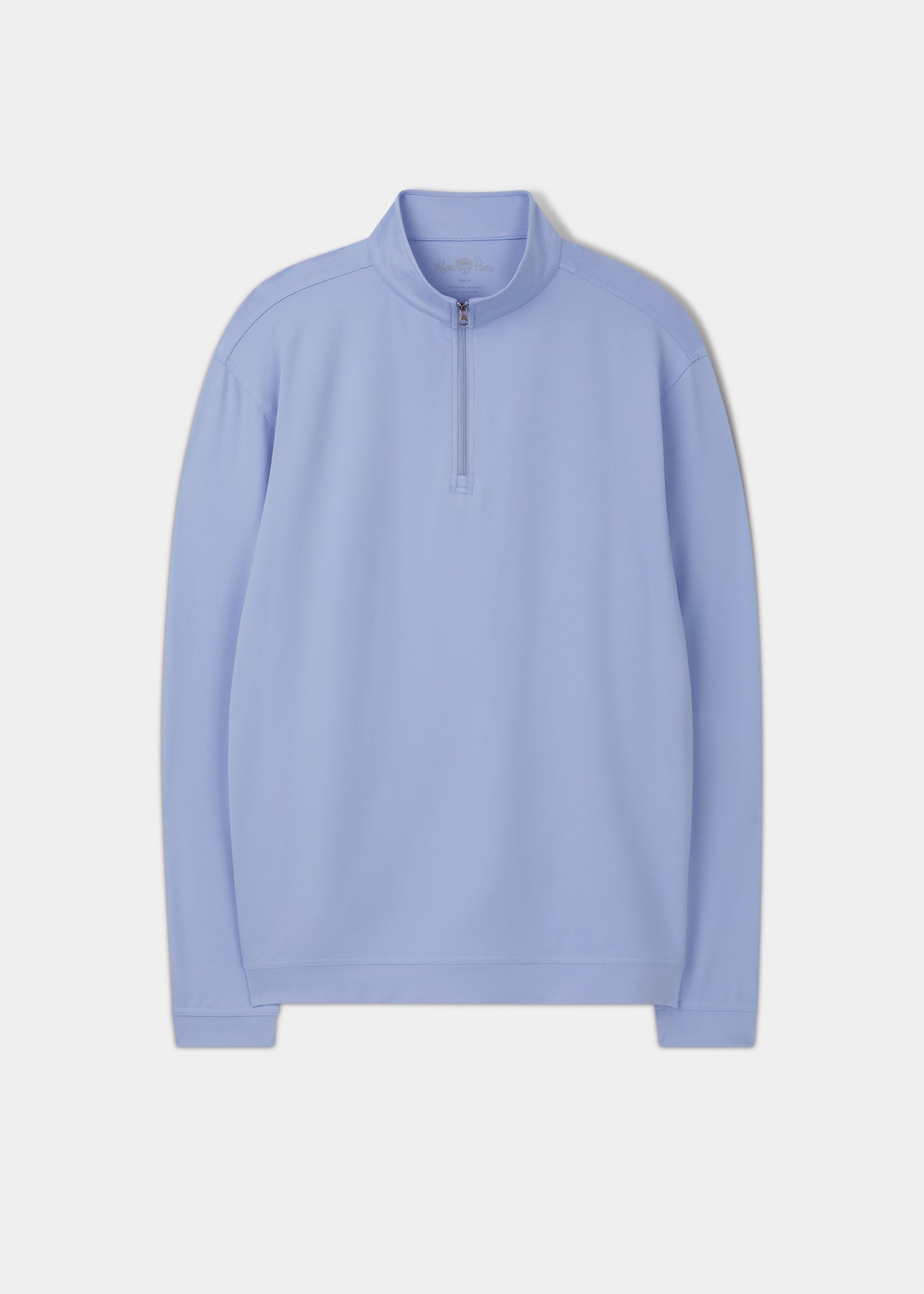 Rainford Performance 1/4 Zip Mock Neck in azzurro