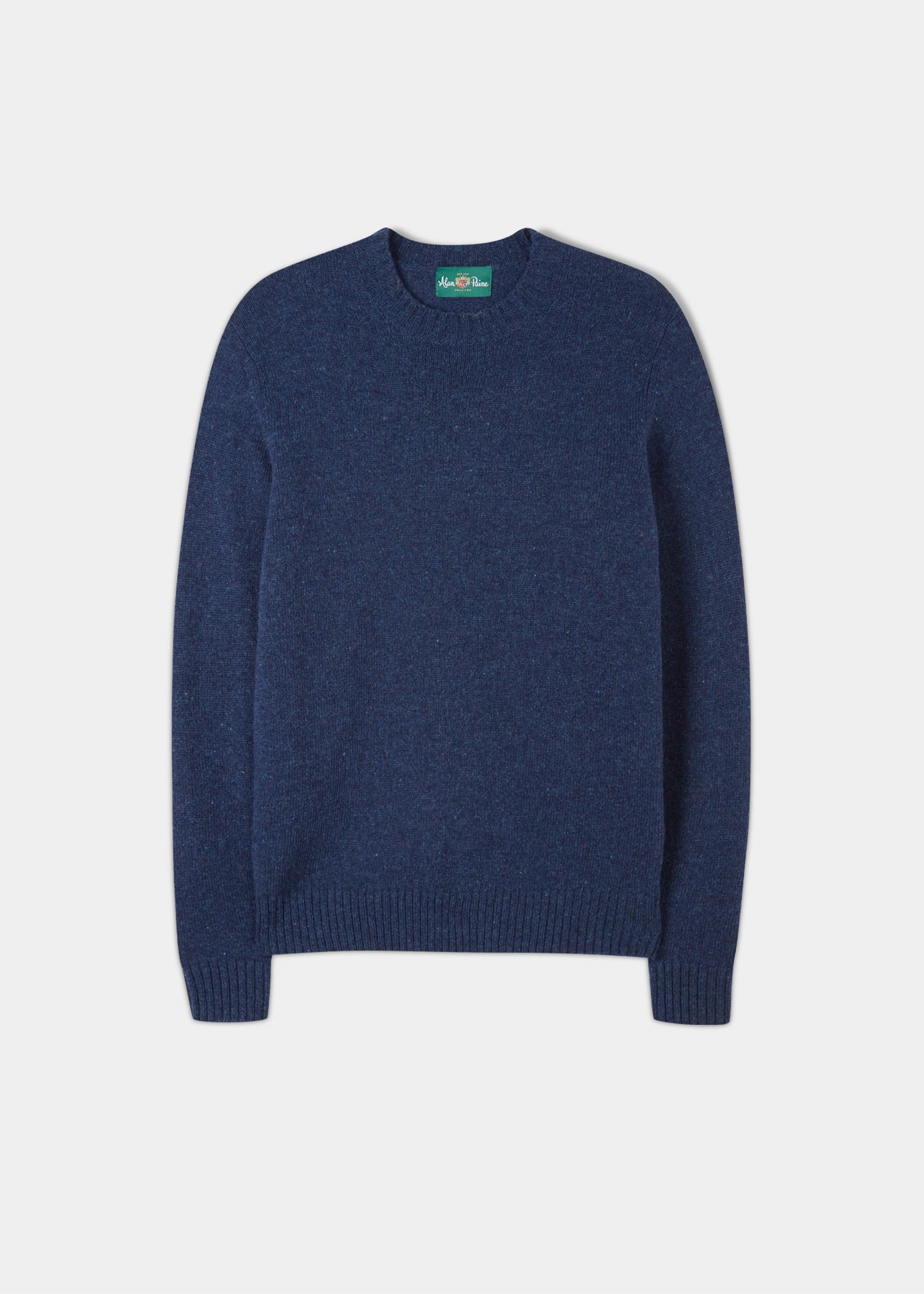 Maglione Kinnadie Supersoft Shetland Indigo - Vestibilità regolare