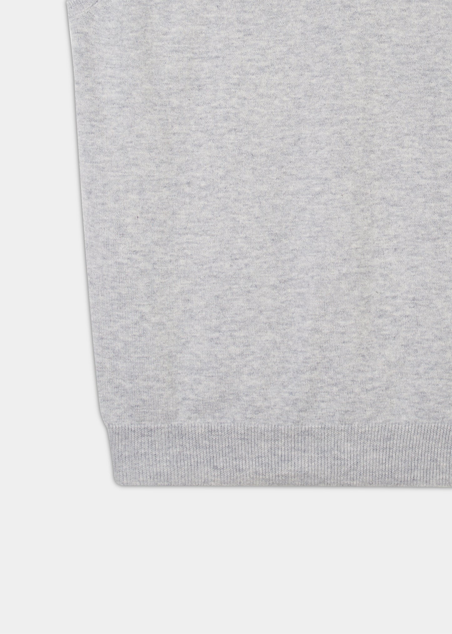 Slipover Ellerby in cotone e cashmere color tortora
