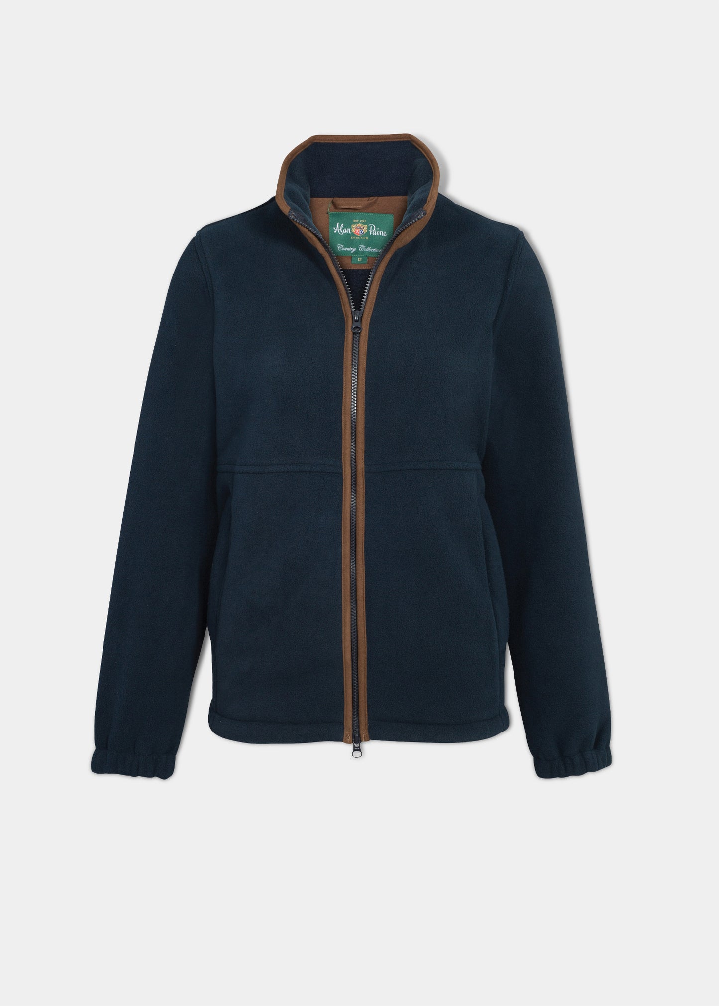 Giacca in pile da donna Aylsham in blu scuro - vestibilità regolare