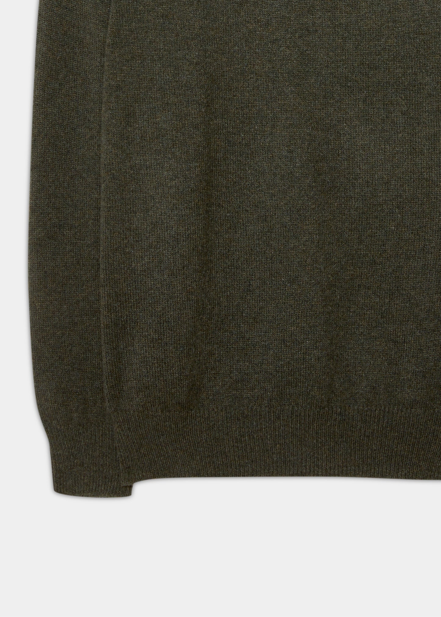 Maglione da uomo in lana d'agnello Dorset in alghe marine - Vestibilità classica