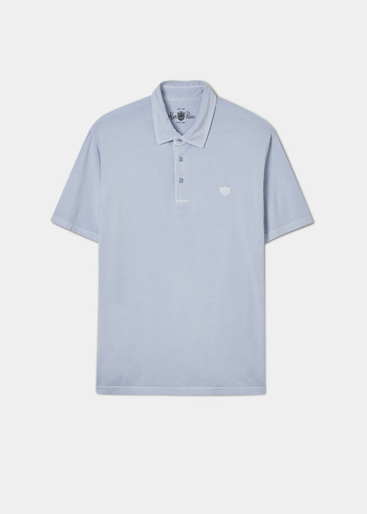 Polo Fritton In Piqué Di Colore Azzurro