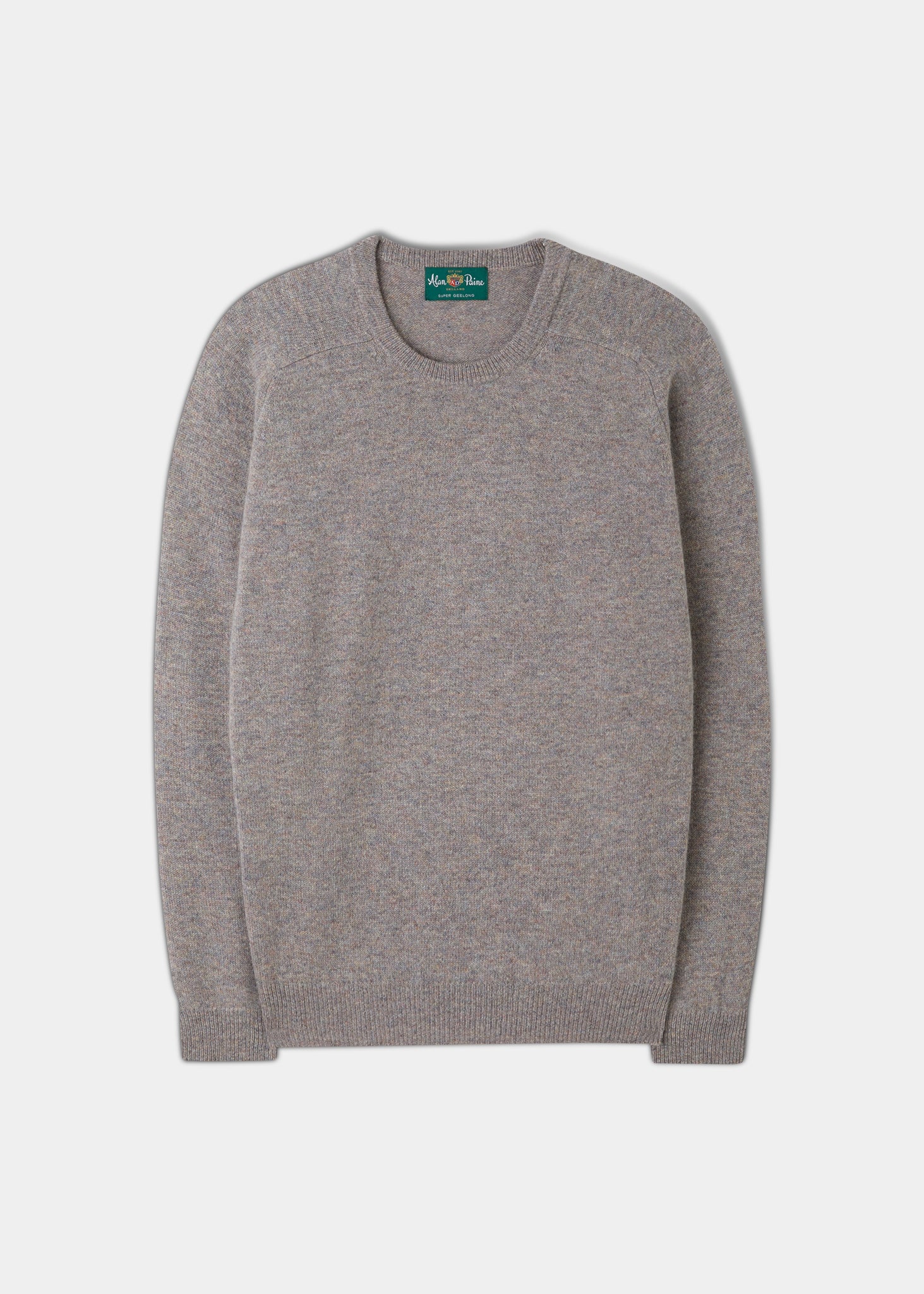 Lenzie Men's Lambswool Jumper In Fusion 