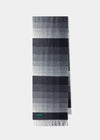 Sciarpa Bradfield a righe sbiadite color carbone