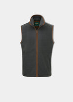 Giacca in Pile da Uomo Aylsham Color Grigio Fucile - Vestibilità Regolare

