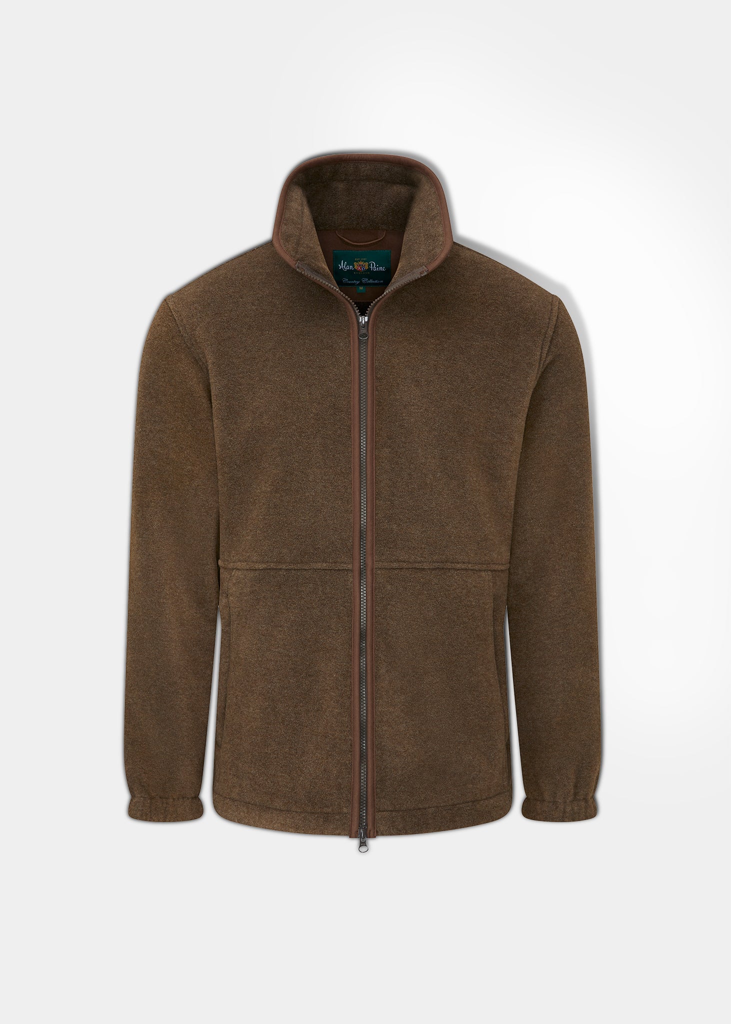 Aylsham Men's Fleece Jacket In Pecan 