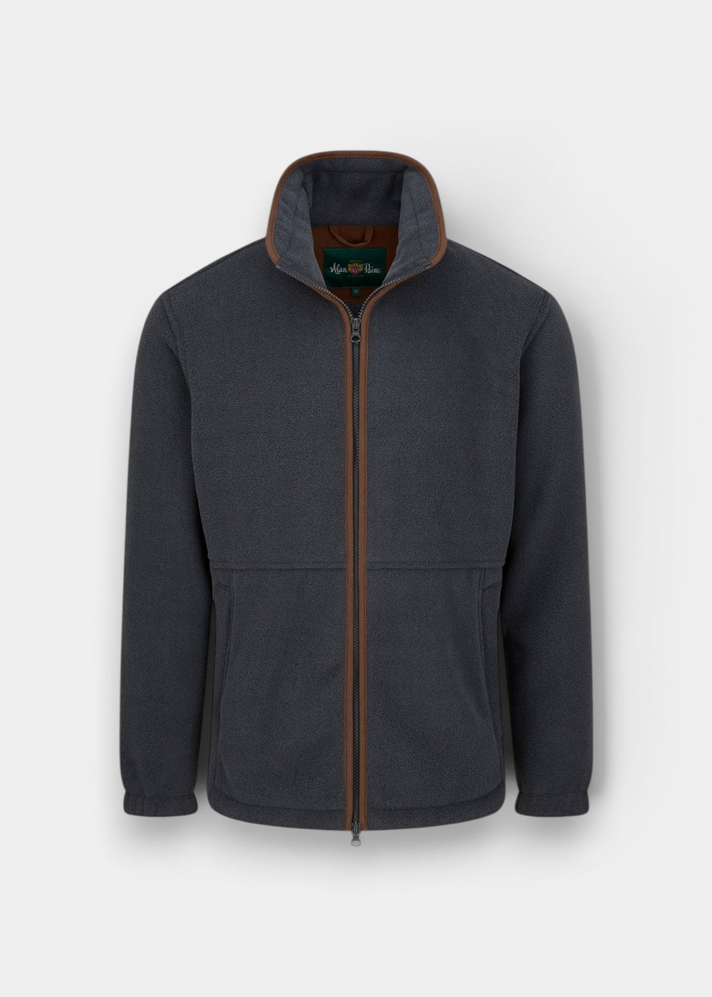 Aylsham Men's Fleece Jacket In Gunmetal - Regular Fit