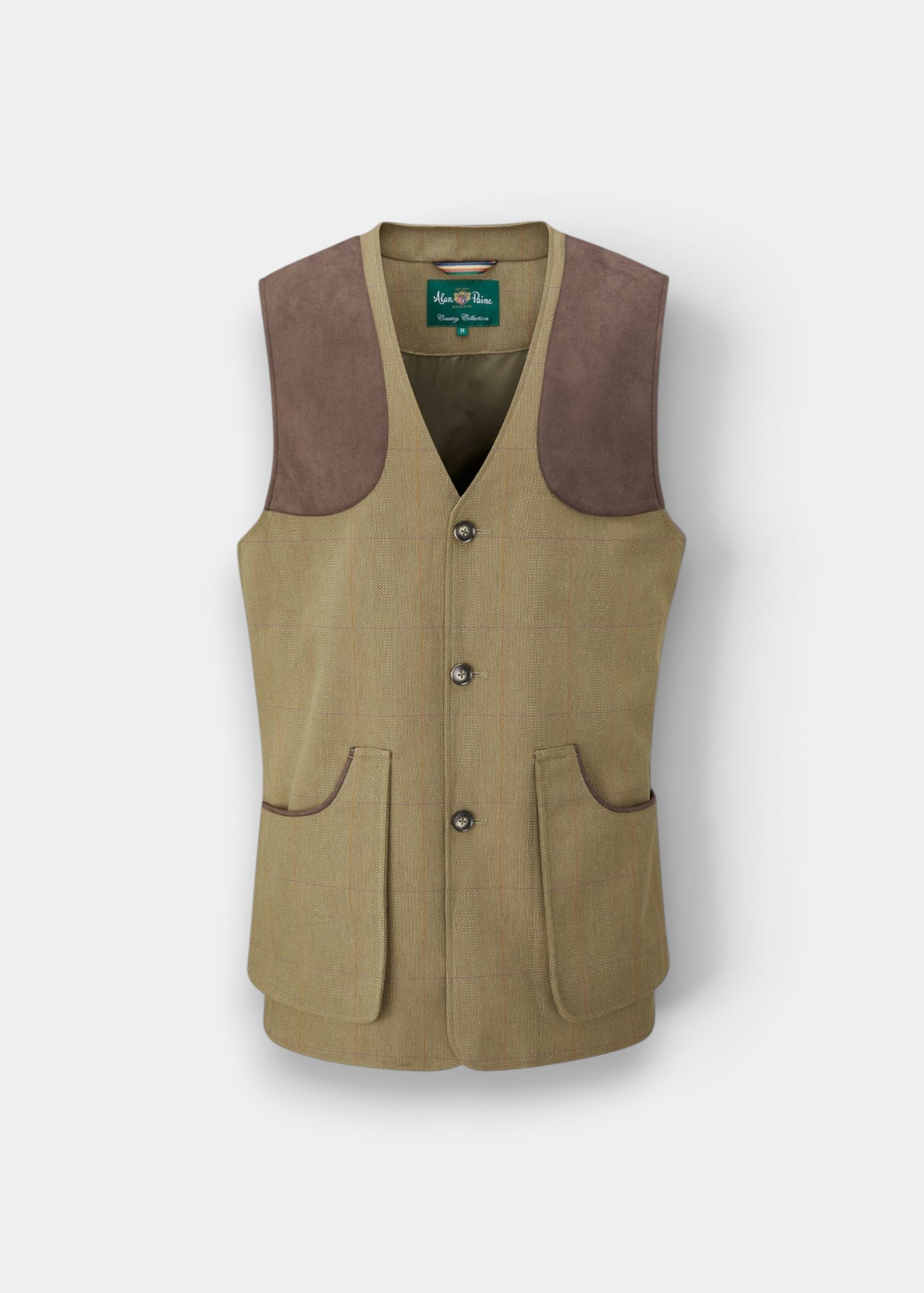 Axford Men's Waterproof Lightweight Shooting Waistcoat In Aspen - Shooting Fit