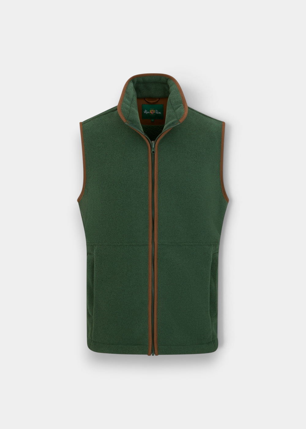 Aylsham Children's Fleece Waistcoat In Evergreen