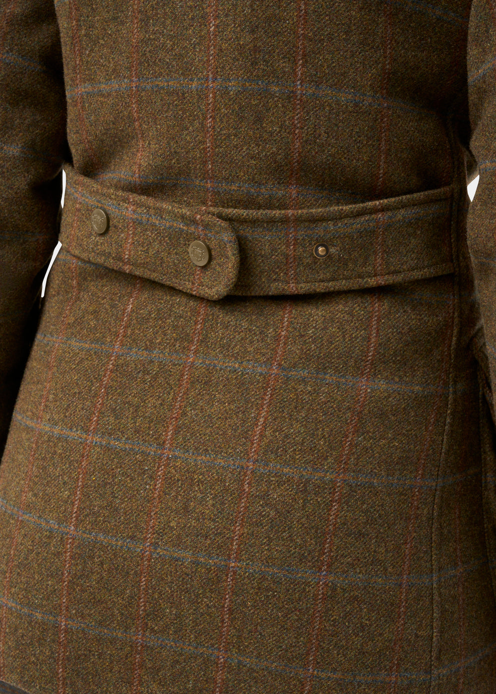 Combrook Ladies Tweed Waterproof Shooting Coat in Willow  -  Shooting Fit