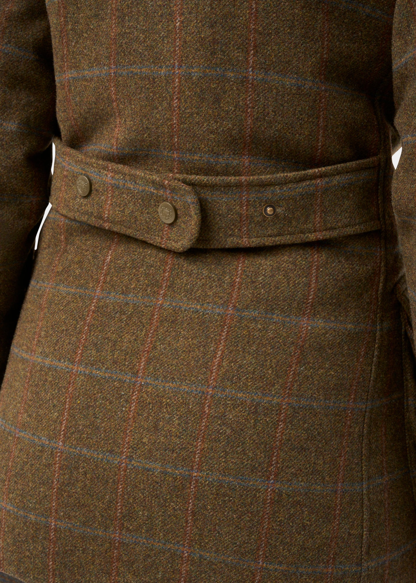 Combrook Ladies Tweed Waterproof Shooting Coat in Willow  -  Shooting Fit