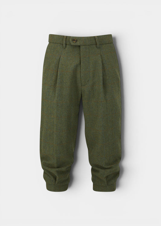 Combrook Men's Tweed Water Repellent Plus Fours in Mariner -  Regular Fit
