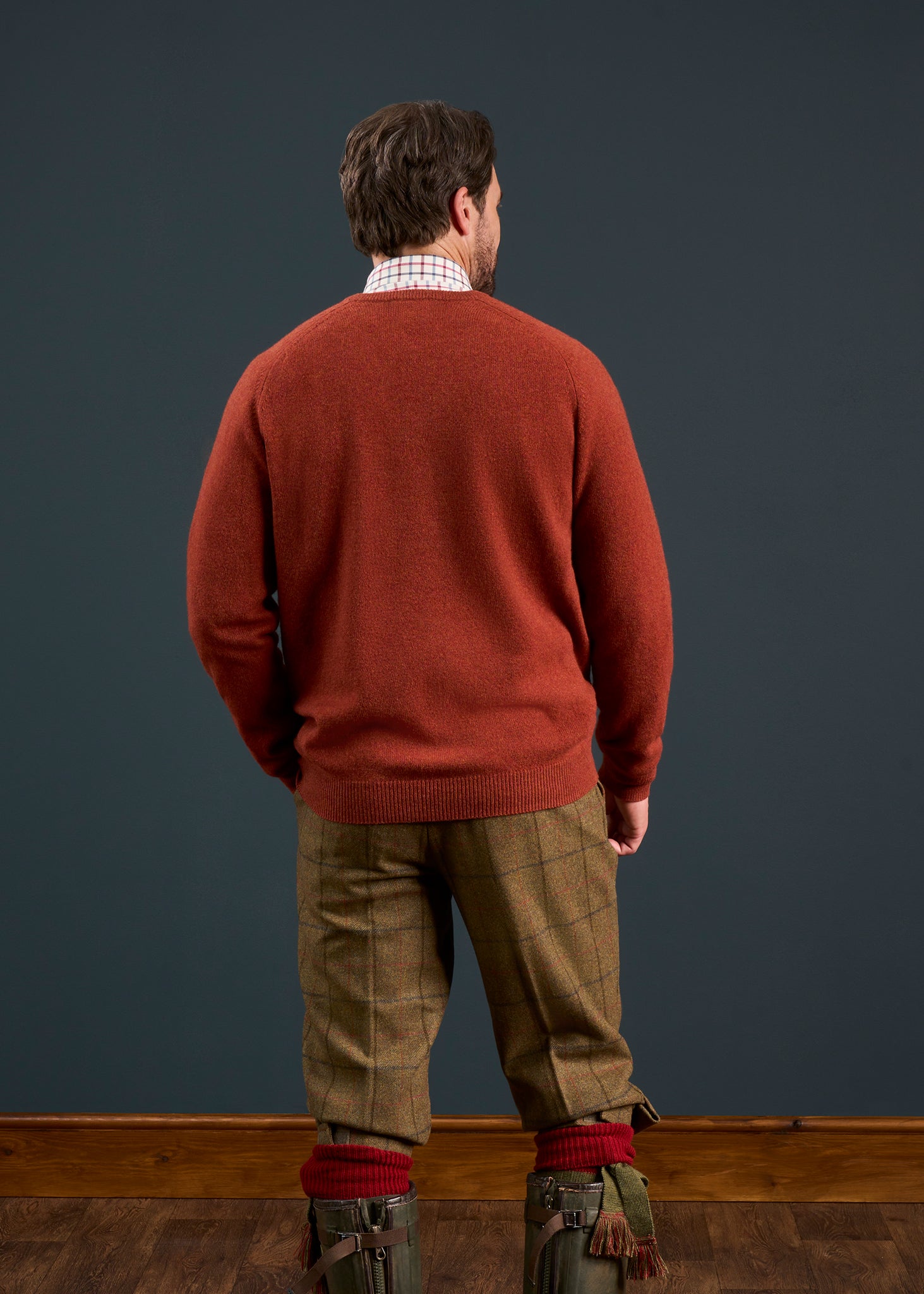 Combrook Men's Tweed Shooting Breeks In Thyme