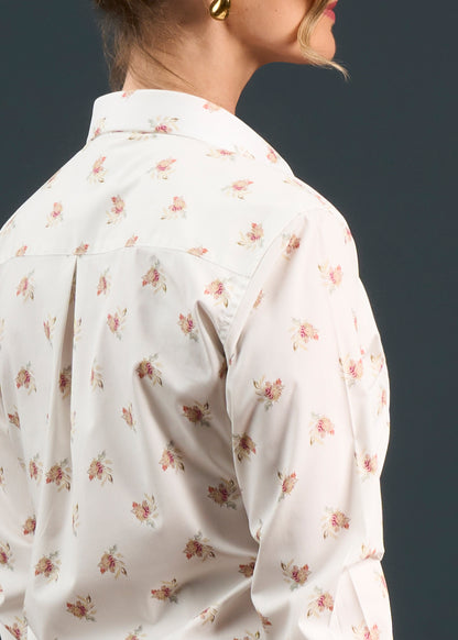 Lawen Ladies Printed Cotton Shirt - Floral Print