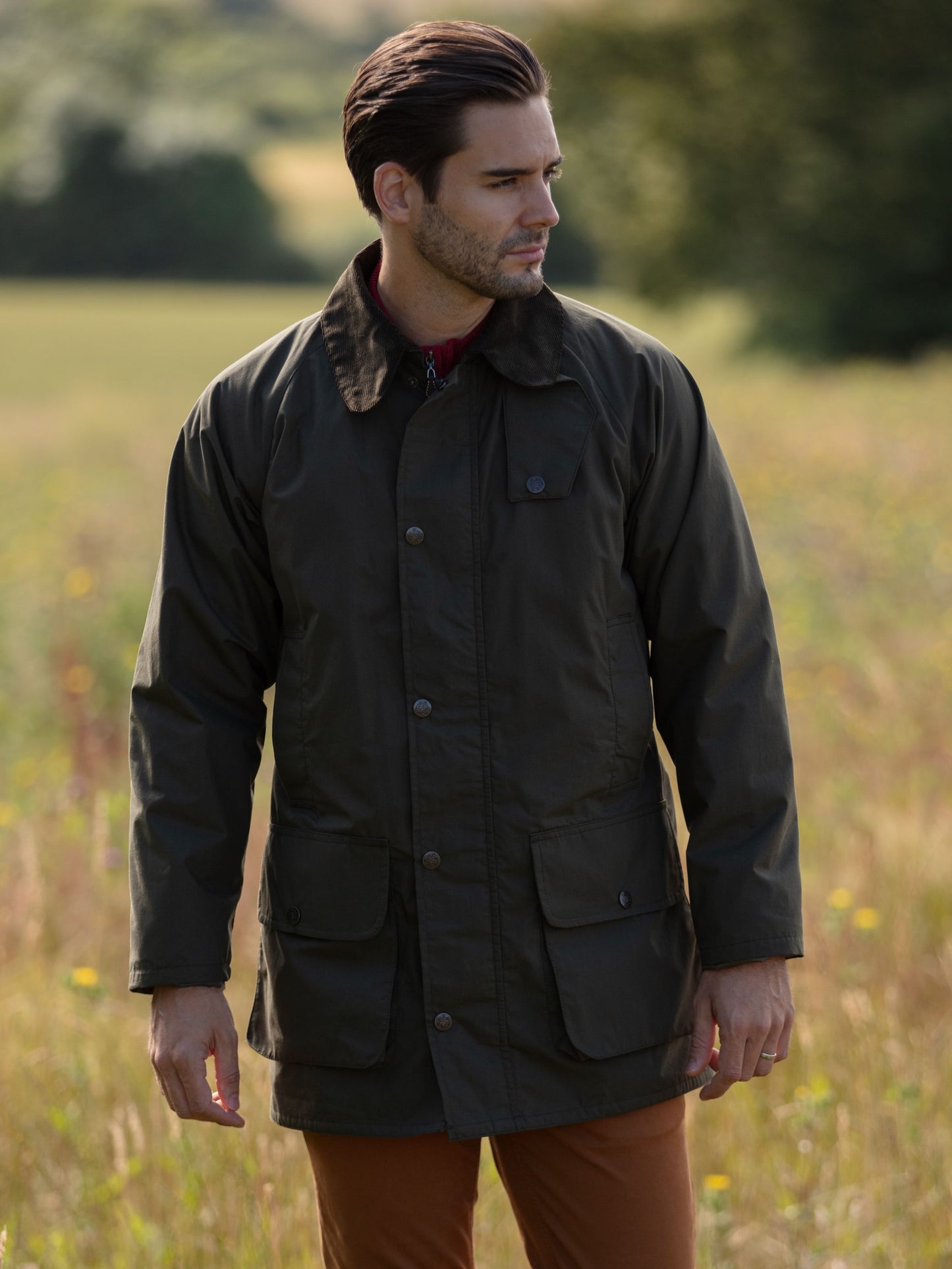 Giacca da uomo Surrey in verde oliva