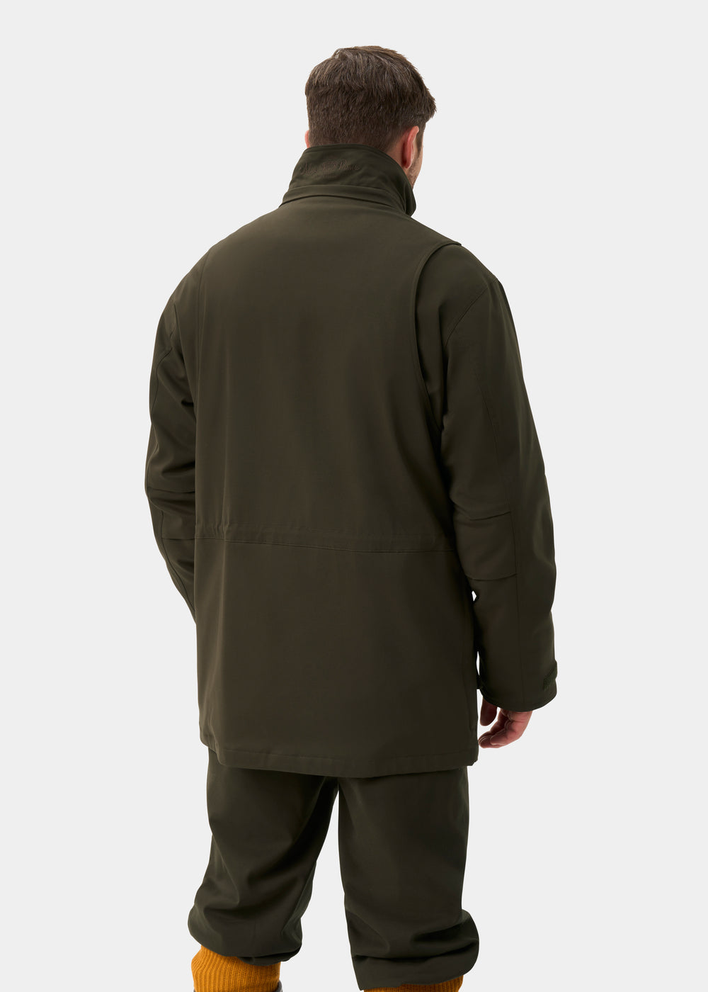 Dunswell Men's Waterproof Field Coat In Olive - Shooting Fit