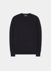 Maglione Melfort in cashmere color antracite - Vestibilità regolare