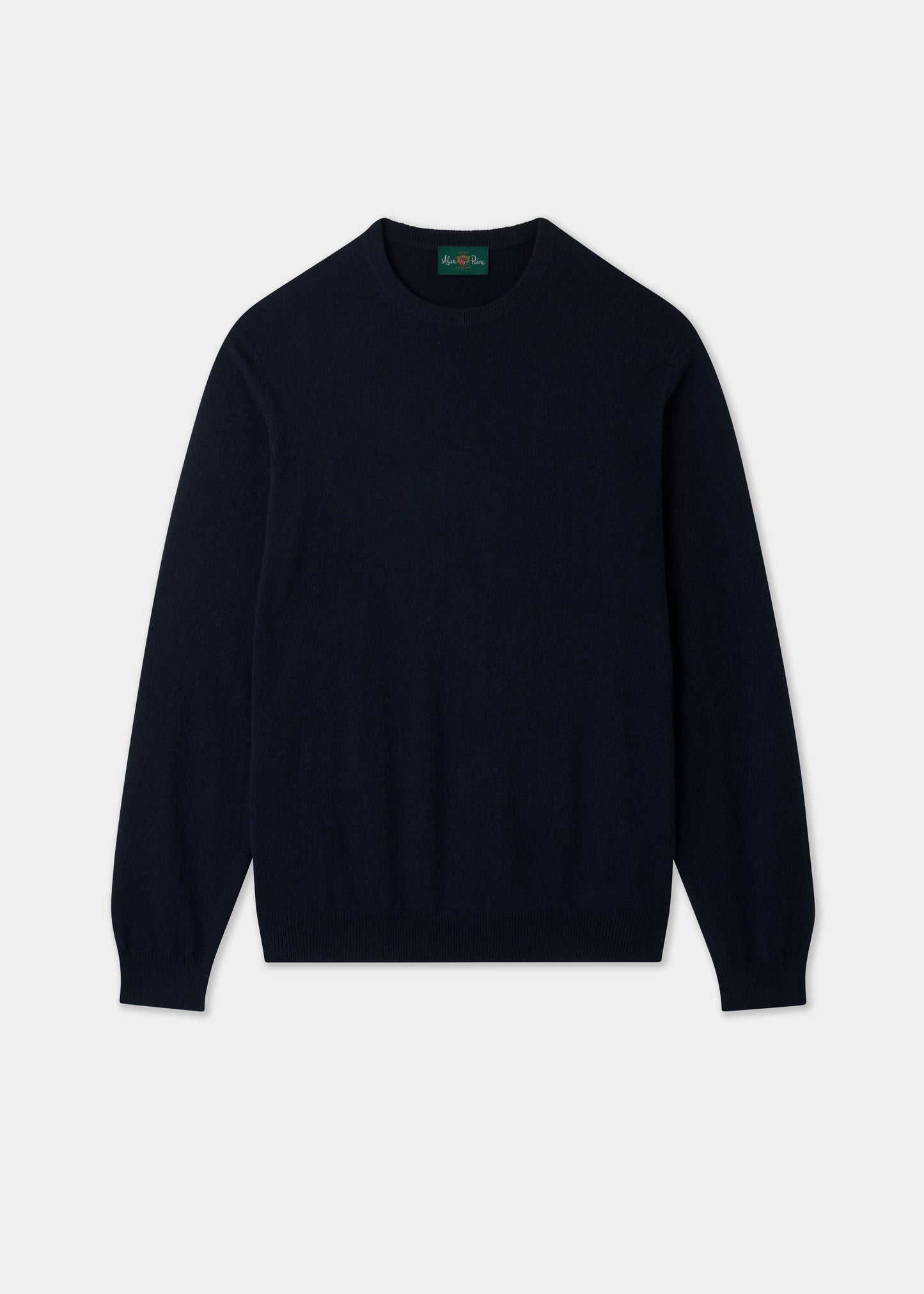 Men's Cashmere Crew Neck Jumper in Dark Navy