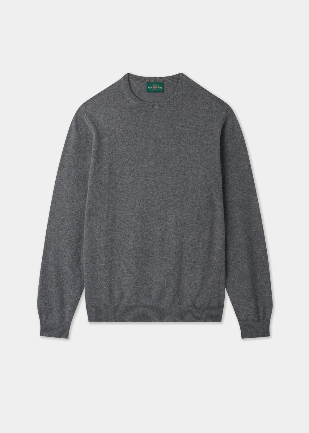 Men's Cashmere Crew Neck Jumper in Derby