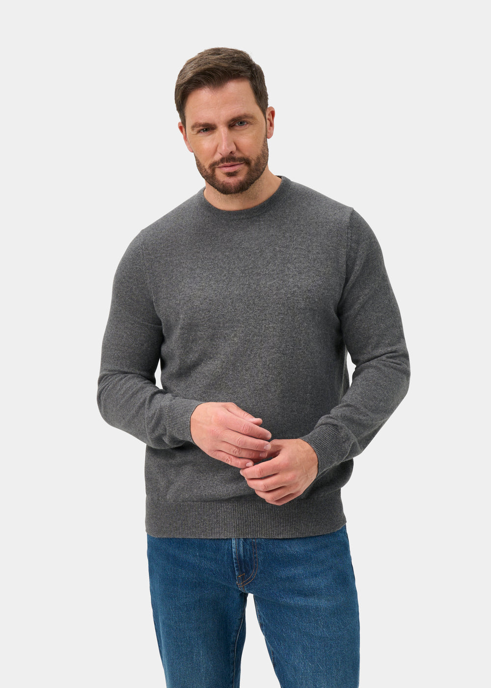 Melfort Cashmere Jumper in Derby - Regular Fit