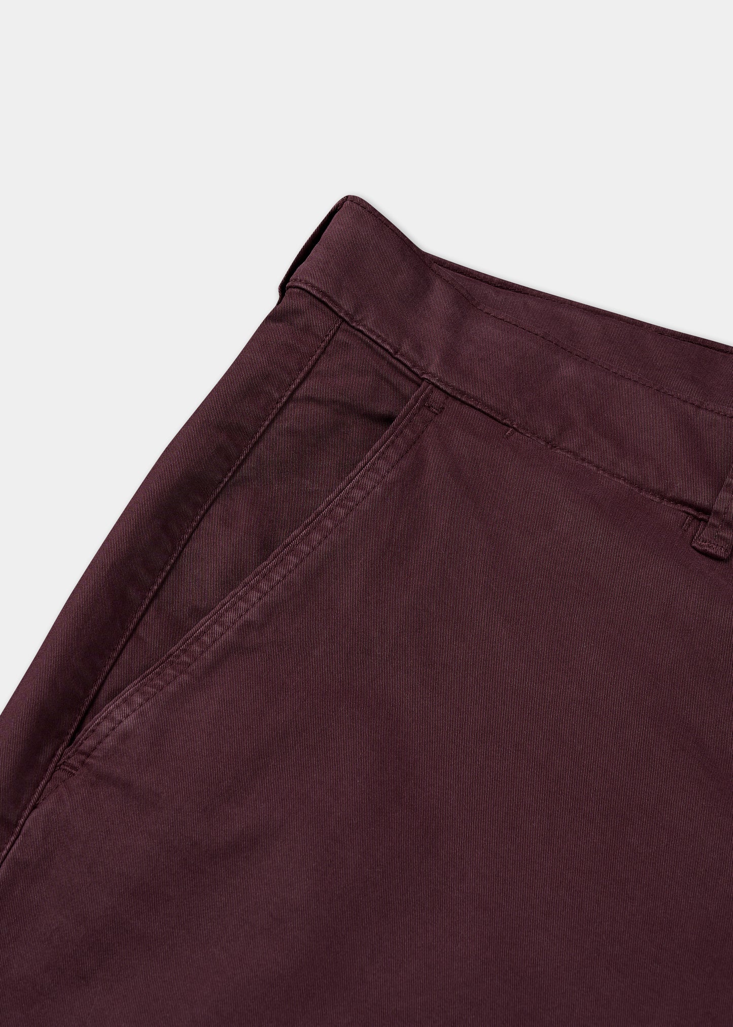 Men's Chino Trousers in Red Wine