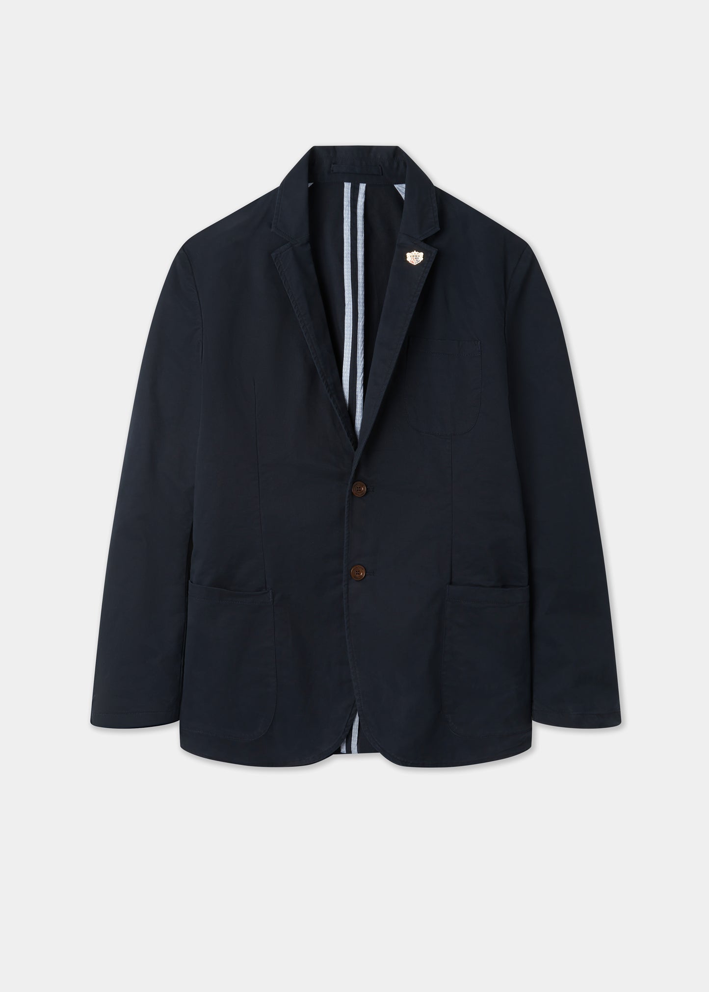Men's Cotton Blazer in Navy
