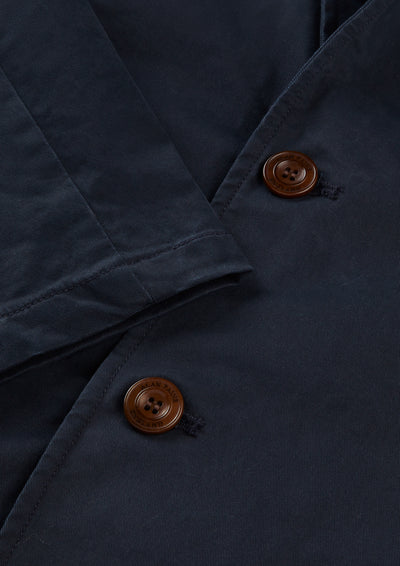 Men's Cotton Blazer in Navy