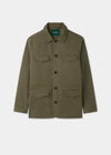 Men's Cotton Jacket in Green
