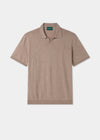 Men's Cotton Short Sleeve Jumper in Brown