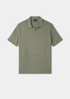 Men's Cotton Short Sleeve Jumper in Green