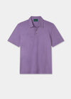 Men's Cotton Polo Shirt in Pale Purple
