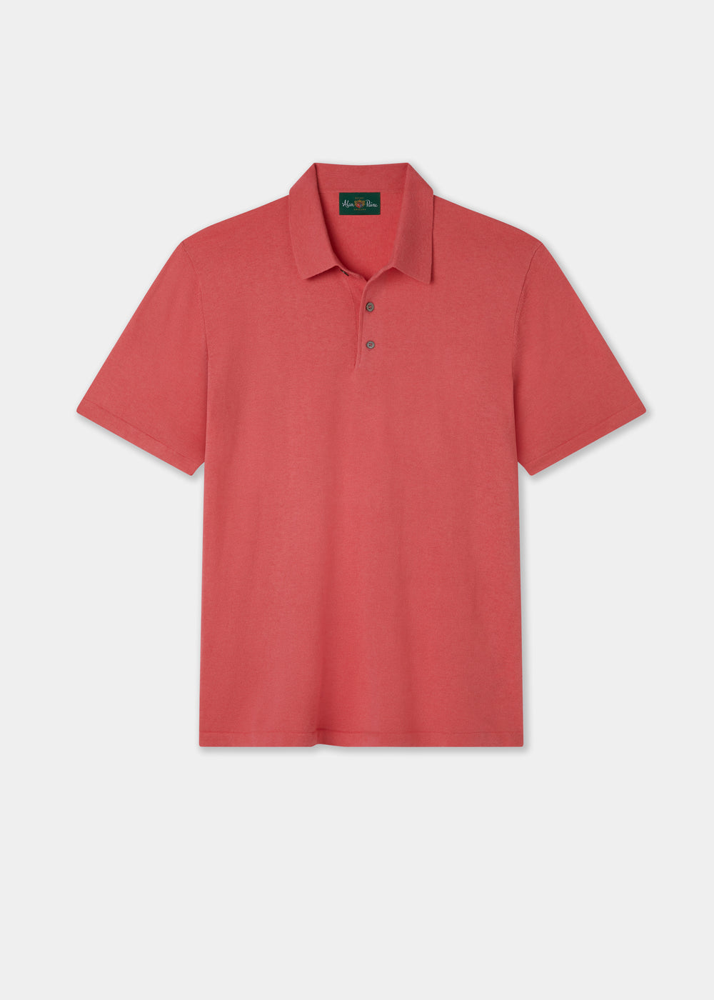 Men's Cotton Polo Shirt in Pink