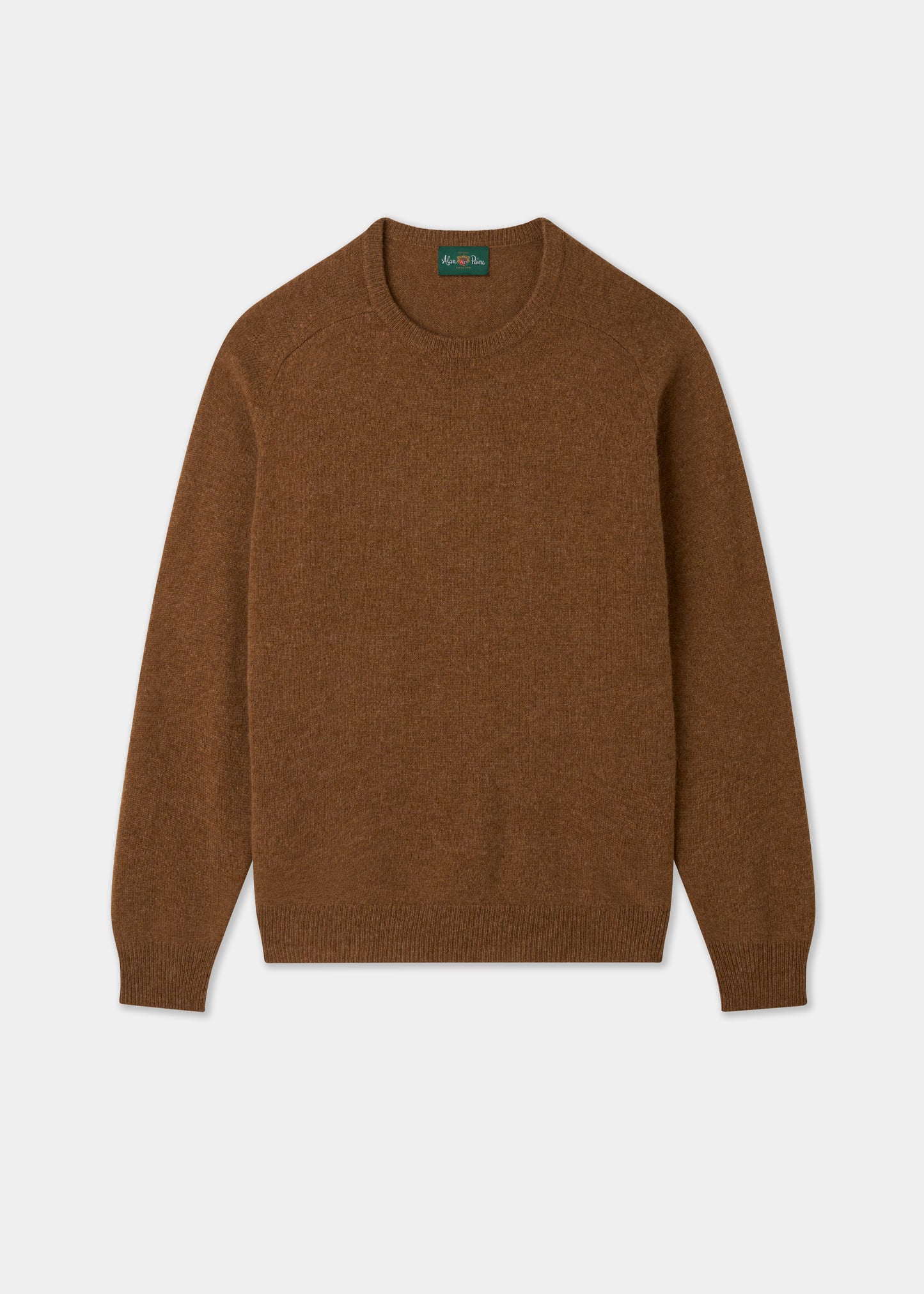 Men's Lambswool Crew Neck Jumper in Driftwood