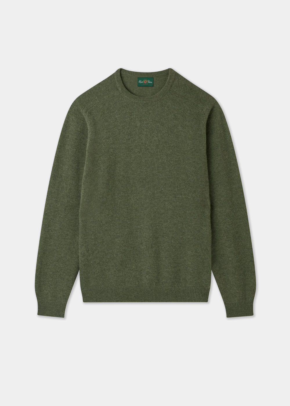 Men's Lambswool Crew Neck Jumper in Landscape