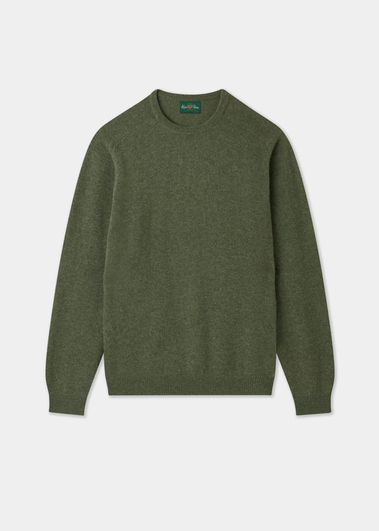 Men's Lambswool Crew Neck Jumper in Landscape