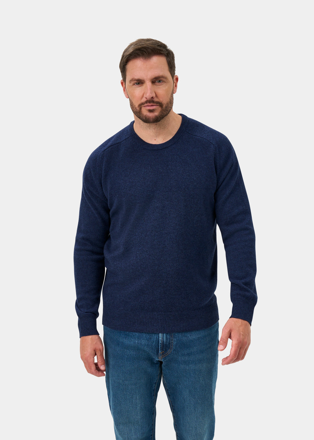 Dorset Men's Lambswool Jumper in Rhapsody - Classic Fit