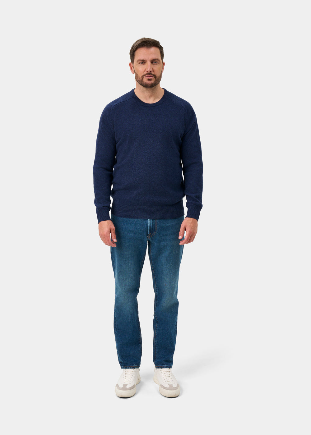 Dorset Men's Lambswool Jumper in Rhapsody - Classic Fit