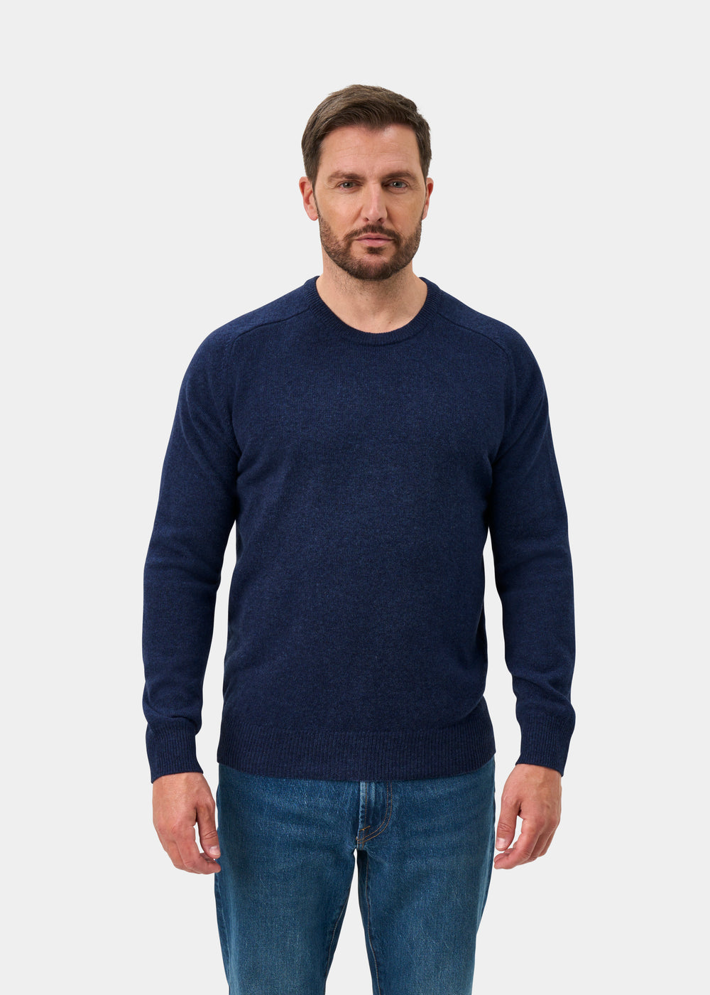 Dorset Men's Lambswool Jumper in Rhapsody - Classic Fit