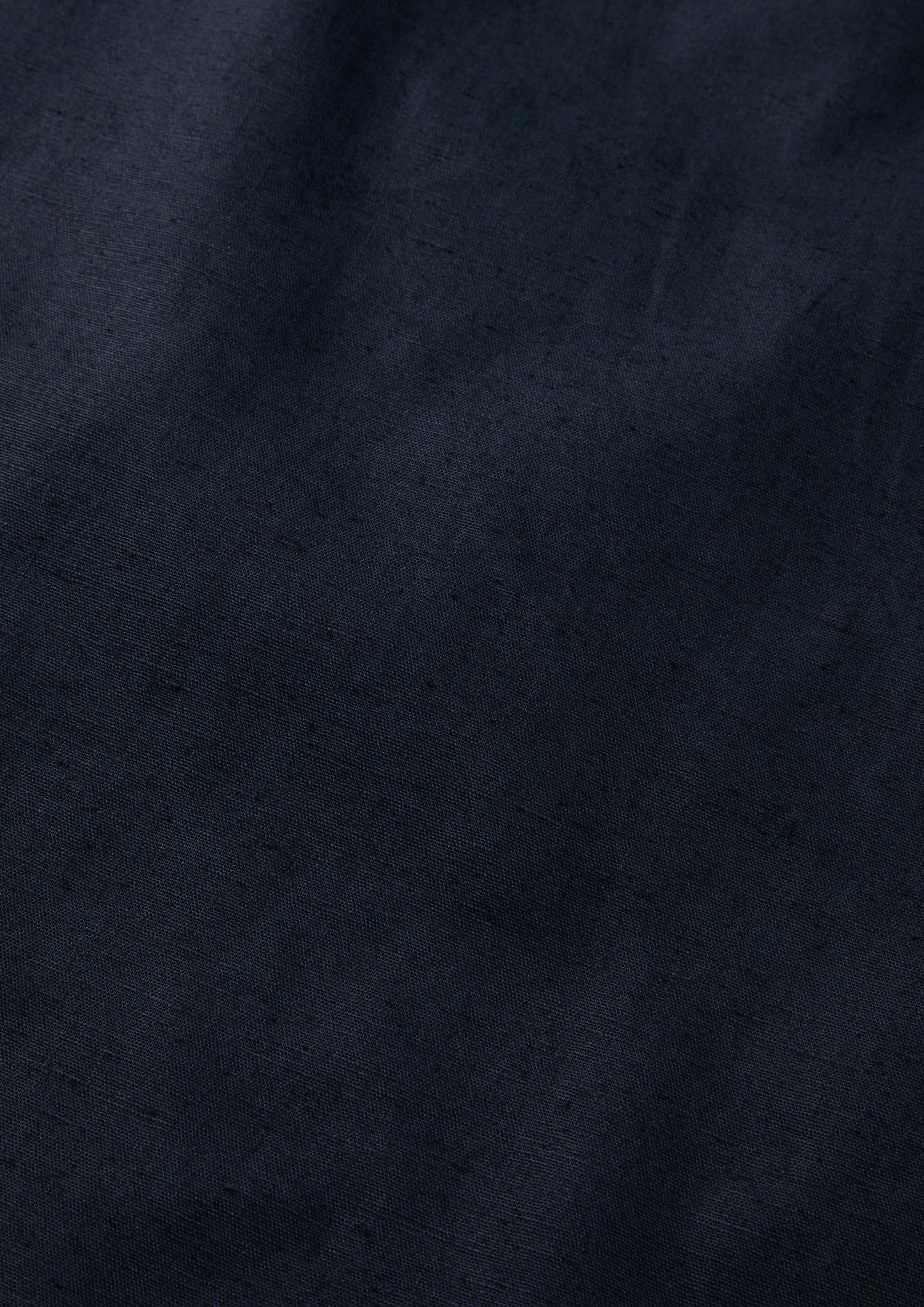 Men's Linen Cotton Shacket in Navy Blue