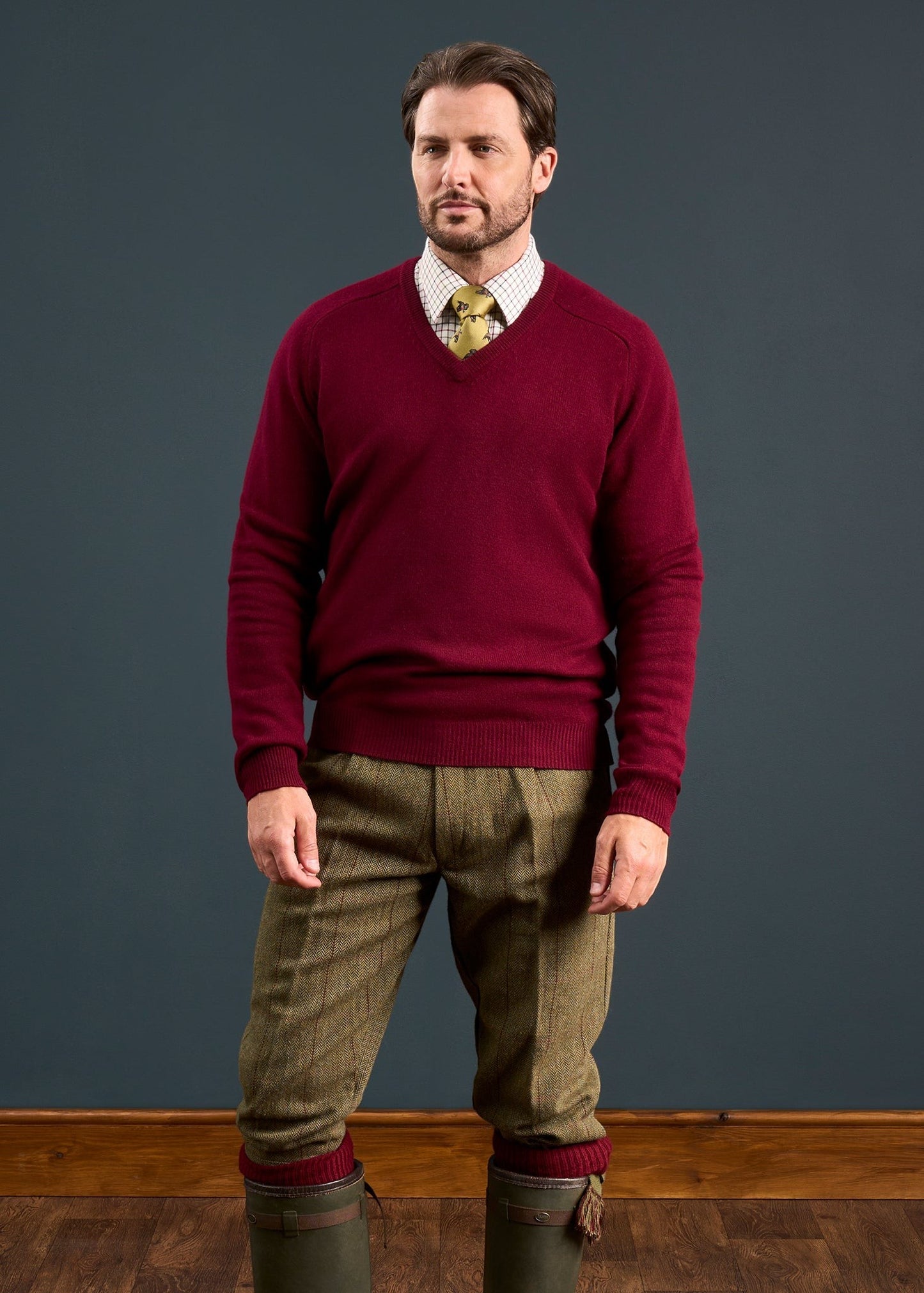 Rutland Men's Tweed Shooting Breeks In Oakley