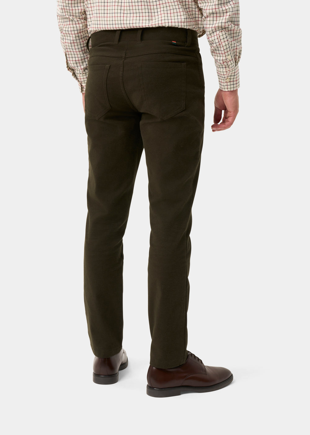 Southoak Moleskin Men's Trousers In Olive - Regular Fit