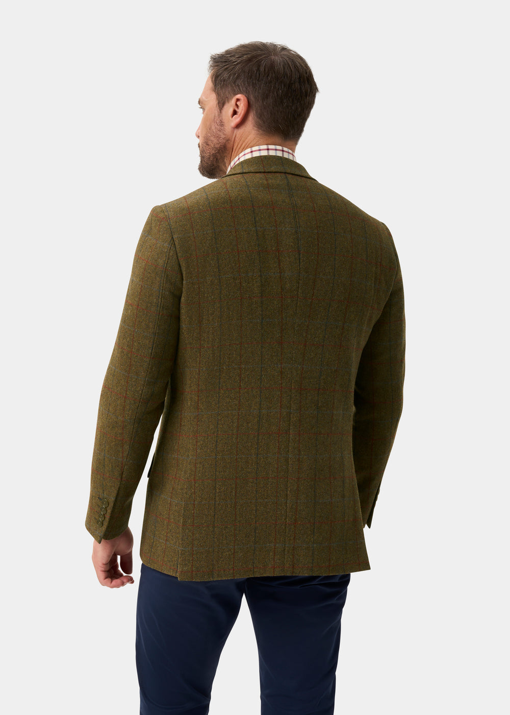 Surrey Men's Tweed Water Repellent Lined Blazer in Hawkswood  -  Regular Fit