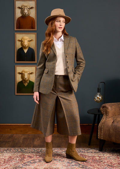 Surrey Ladies Tweed Culottes In Seabrook