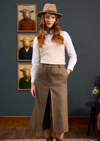 Surrey Ladies Tweed Culottes In Seabrook