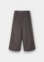 Surrey Ladies Tweed Water Repellent Culottes in Bramble  -  Regular Fit